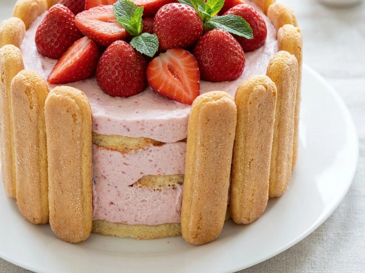 charlotte tort maasikatega