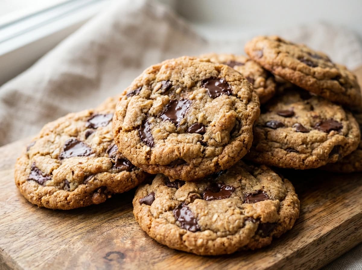 Vegan küpsised šokolaaditükkidega