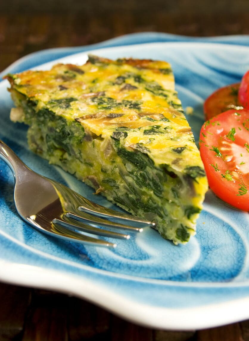 Koorikuta spinati-fetajuustu quiche