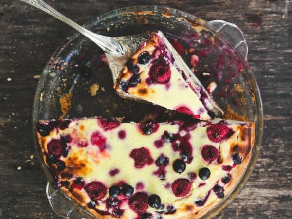 Lihtne kohupiimakook marjadega