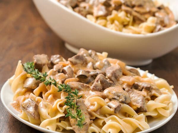 Böfstrooganov seentega