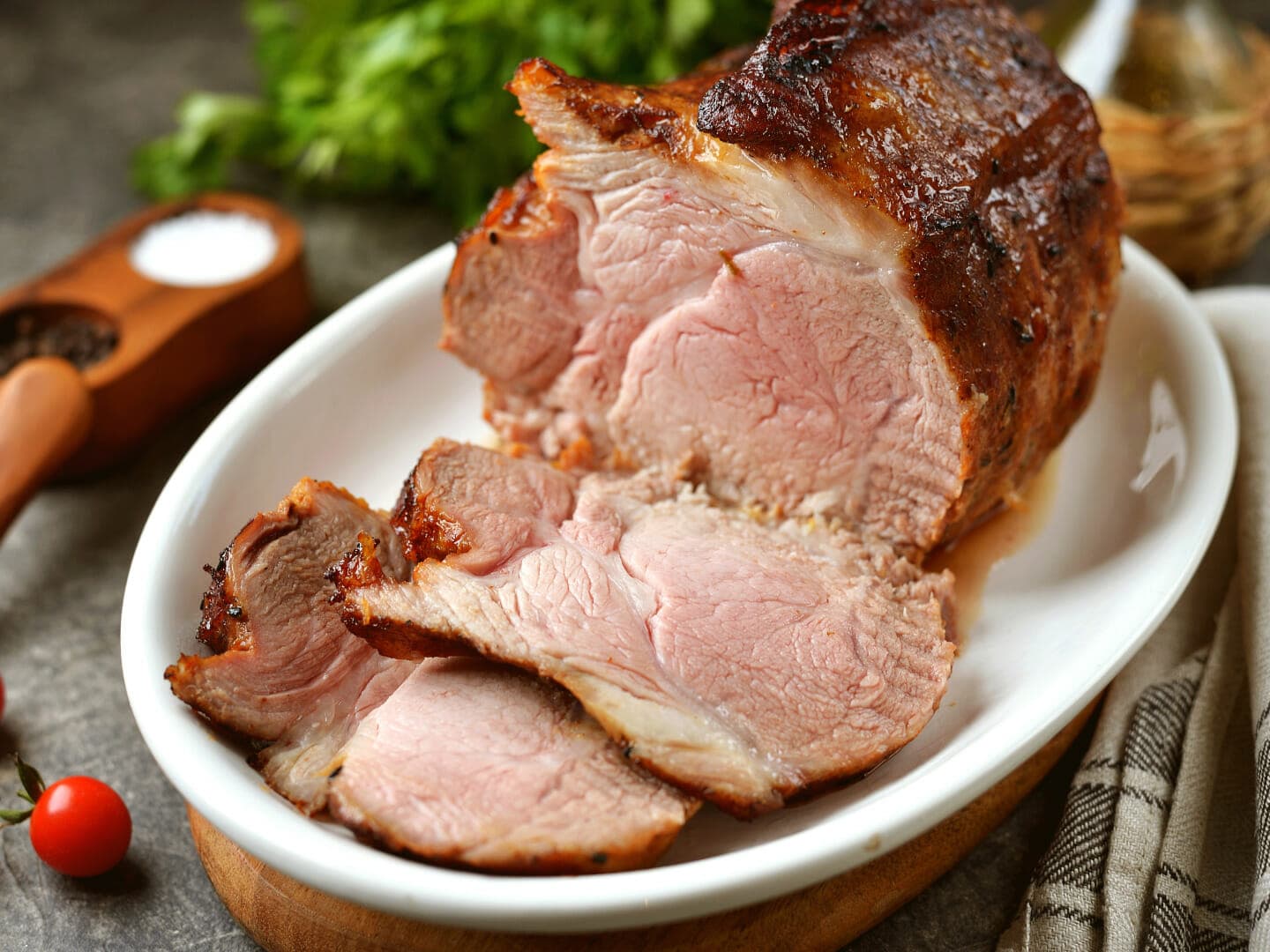 Ahjus küpsetatud seakaelakarbonaad