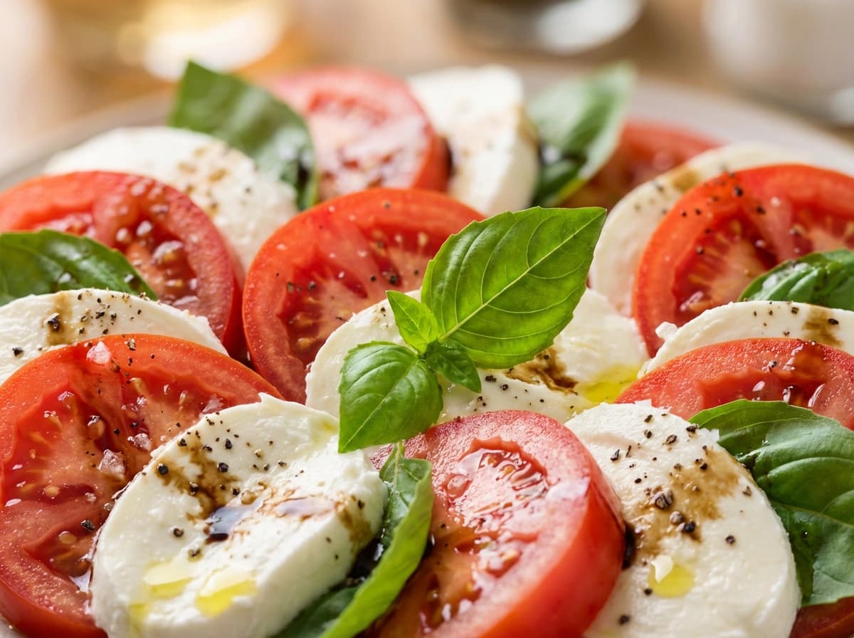 Caprese salat ehk mozzarella tomati salat