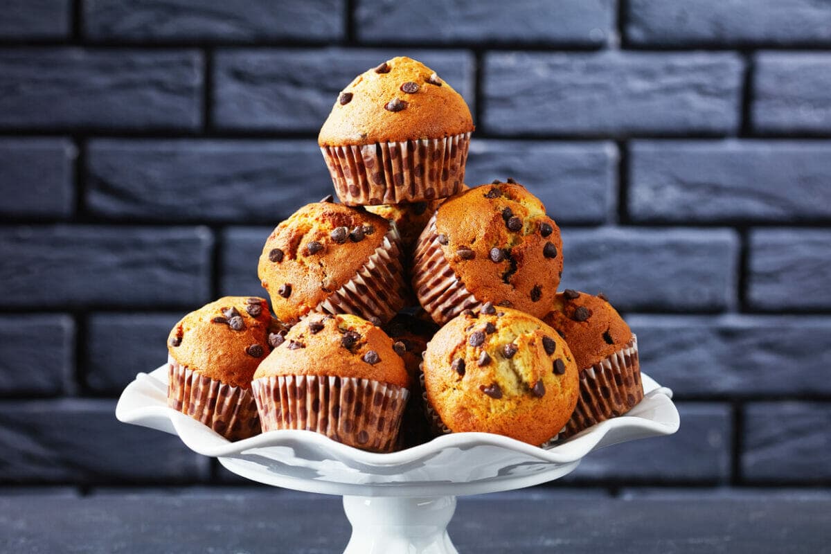 Banaanimuffinid šokolaaditükkidega