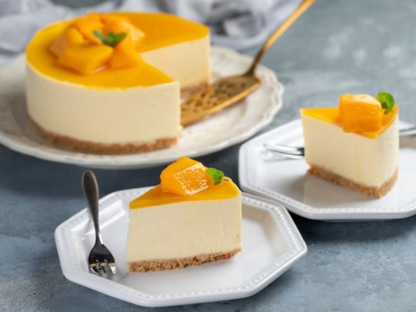 Mango-toorjuustukook