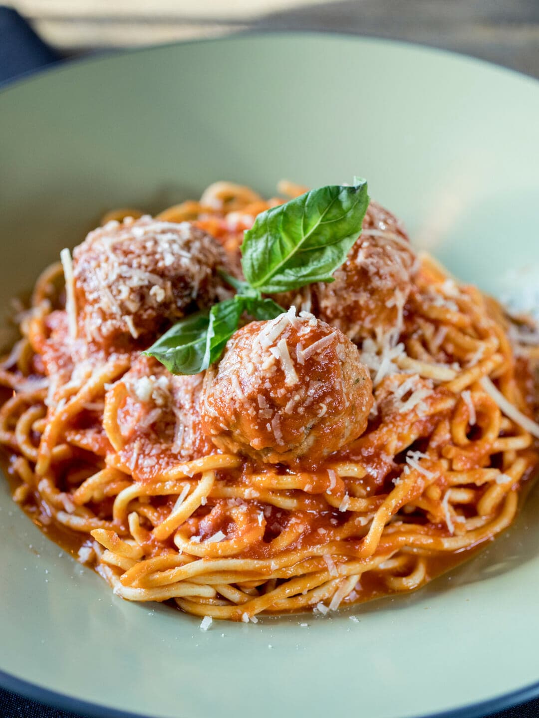 Spagetid lihapallidega tomatikastmes