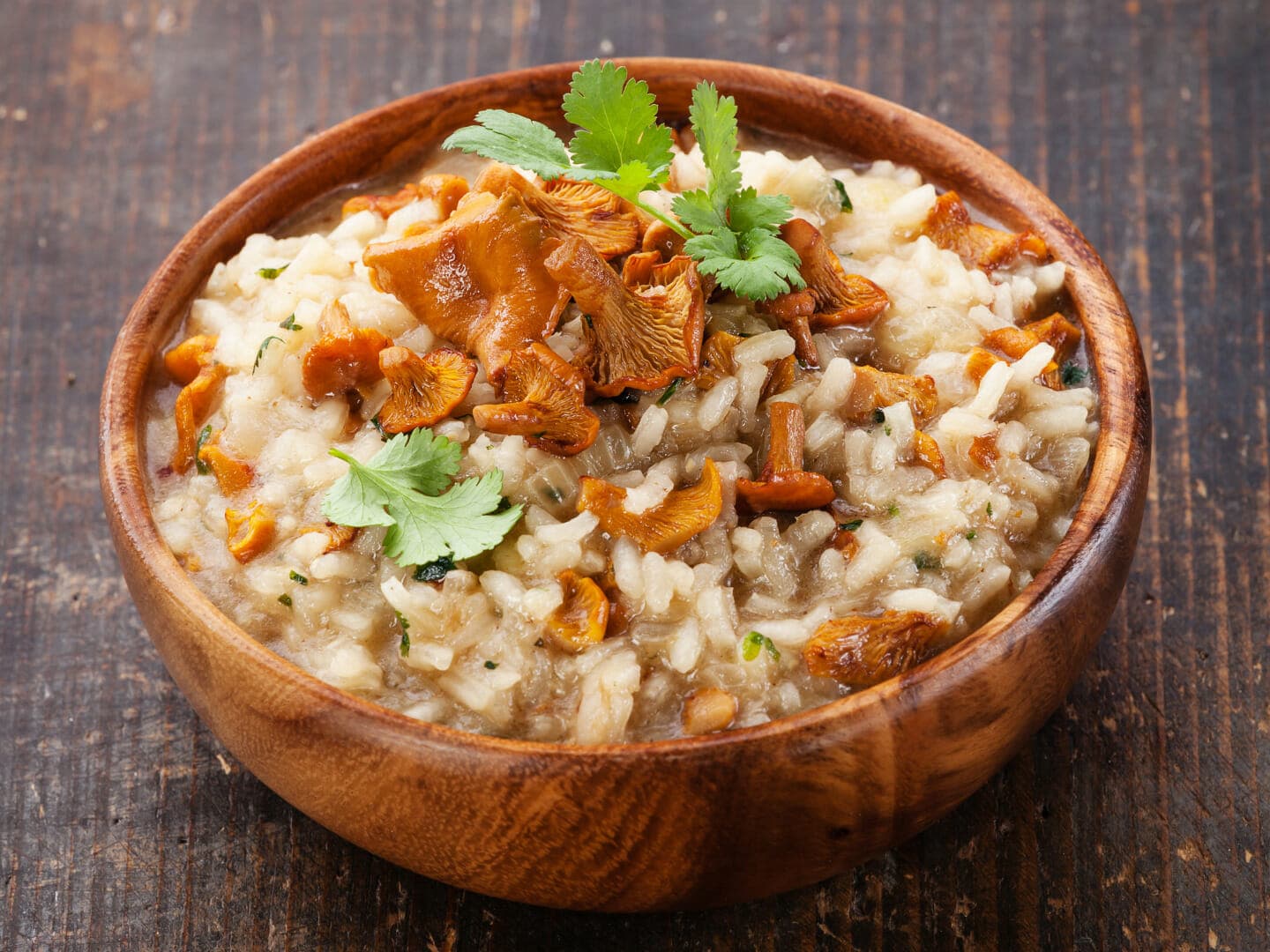 Kukeseene risotto