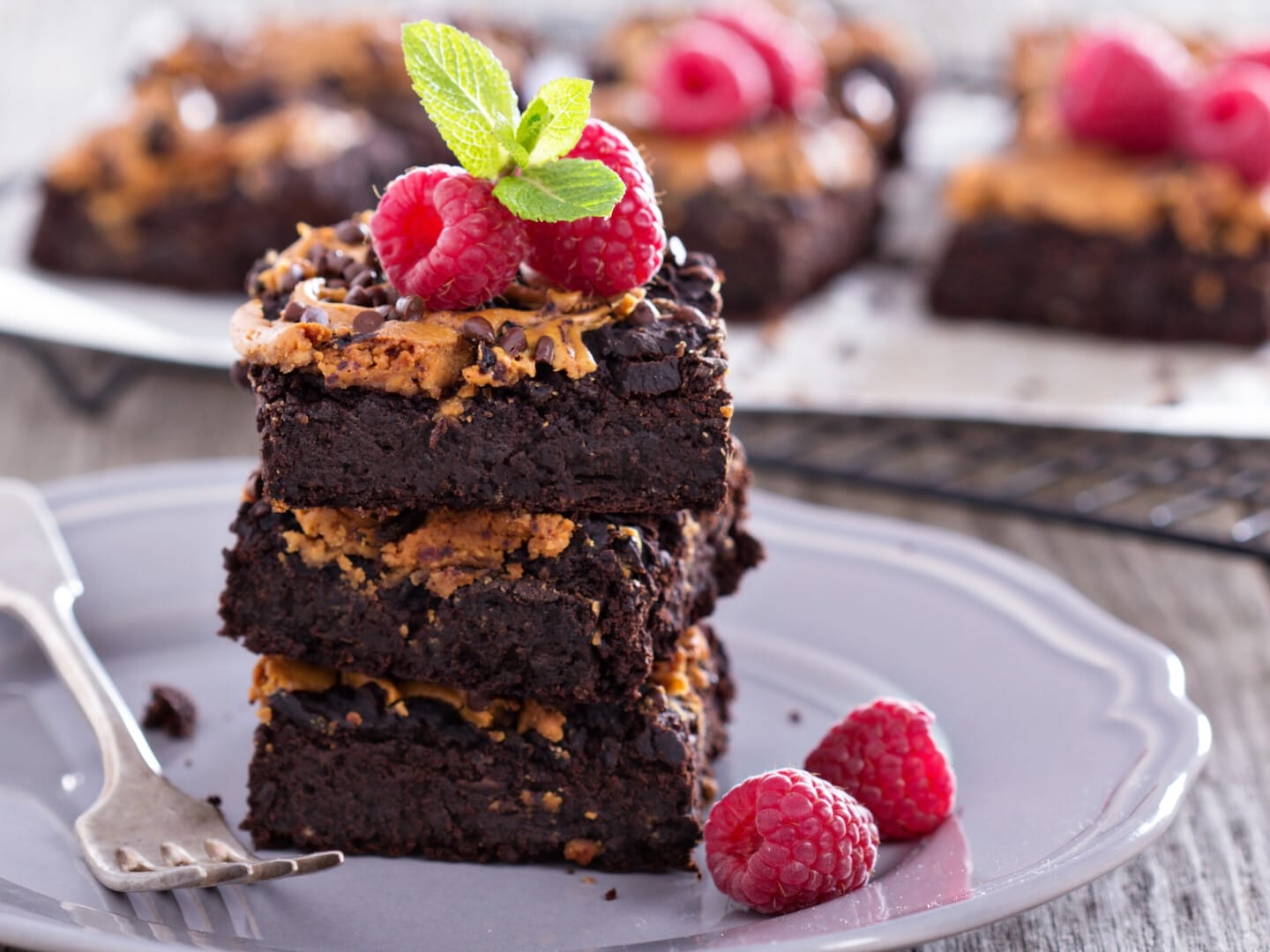 Rikkalik Maapähklivõi Brownie